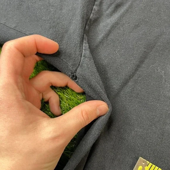 Y2K Harley Long Sleeve Never Faked XL Sleeve hits skull biker - Picture 4 of 7